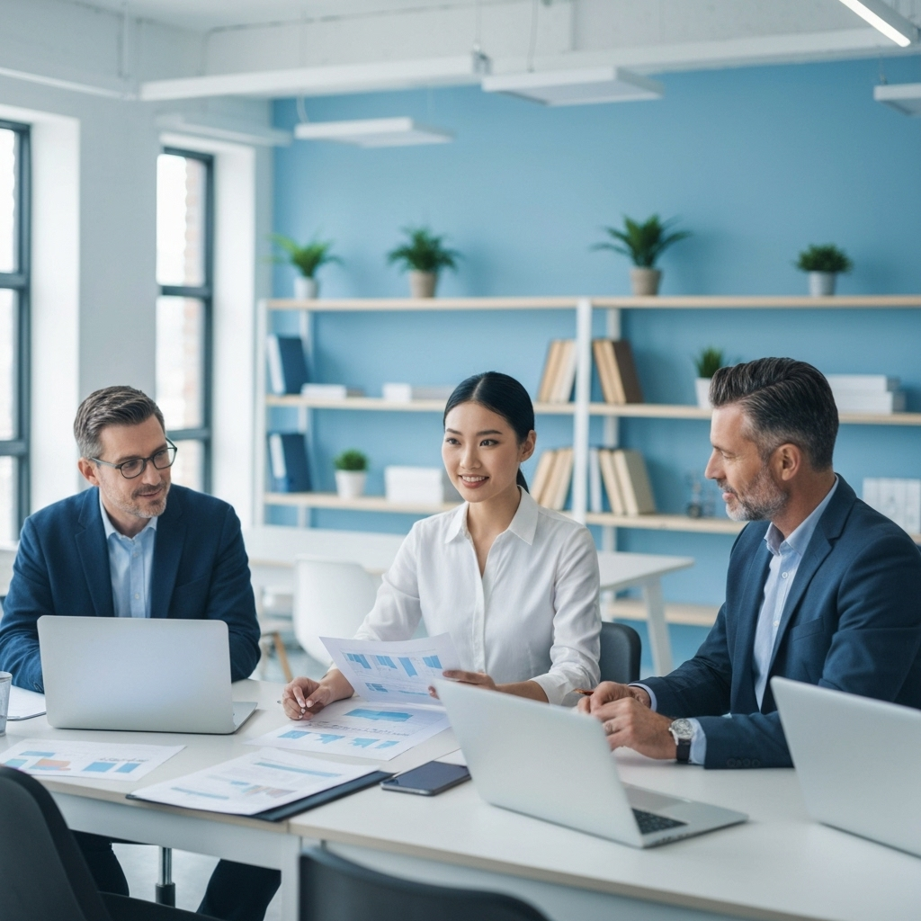 Abogado trabajando en oficina profesional